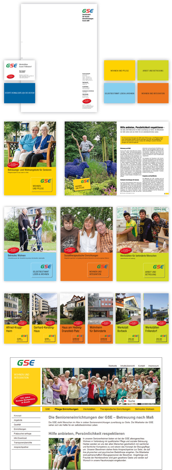 Erscheinungsbild GSE Erscheinungsbild GSE Gesellschaft für Soziale Dienstleistungen Essen GmbH